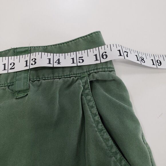 Vince Camuto Woman's 100% Lyocell Green Cargo Pants with Elastic Ankles, Medium - Picture 8 of 12